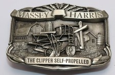 1986 Massey Harris Clipper Combine Belt Buckle 741 of 5000 Iowa Premium  Specia