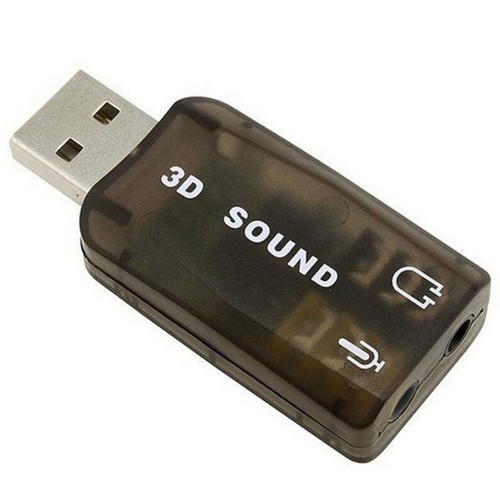External Sound Card Durable Plug Play Clear Sound Audio Card 3.5mm Input - Afbeelding 10 van 13