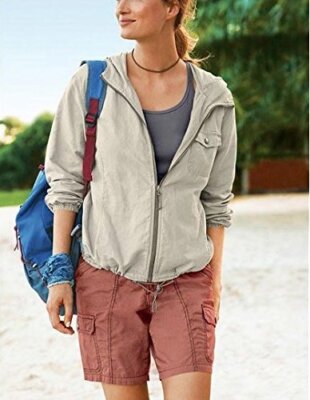 Shorts Ripstop Damen von Eddie Bauer Rotbraun US 4 US 6 und US 8 NEU