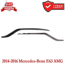 Bumper Trim For 2014-2016 Mercedes-Benz E63 AMG Front Left & Right Side 2pcs