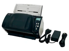 Fujitsu Fi-7160 Pass-Through Duplex Color Document Scanner USB w/Accessories