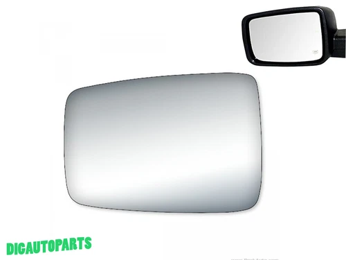 Replace Mirror Glass for 2009-2018 Dodge Ram 1500 2500 3500 Van Driver Left Side