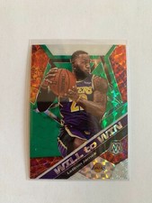 2019-20 Panini Prizm LeBron James 129 Mosaic Chronicles Flux Playbook Luminance 