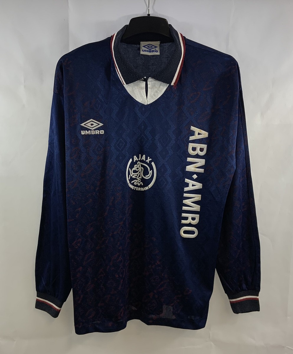 Ajax ABN AMRO Umbro サッカーウェア Lサイズ Ajax Prototype L/S Away Football Shirt 1994/95 Adults Large