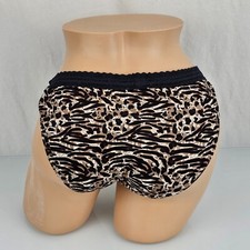 Discontinued Warners Simply Perfect Lace Bikini Panty Panties 7 L 5562 Tiger