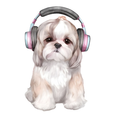 3X Shih Tzu Auto Aufkleber 9x9 cm Hunde Sticker Wetterfest & Selbstklebend