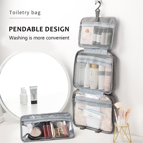 Large Women Travel Cosmetic Bag Makeup Holder Pouch Wash Bag Organizer Toiletry - Picture 38 of 39