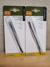 NEW GENUINE PROXXON MICROMOT SPIRAL BLADES DSH 28746 LOT OF 2 PACKAGES 12 BLADES