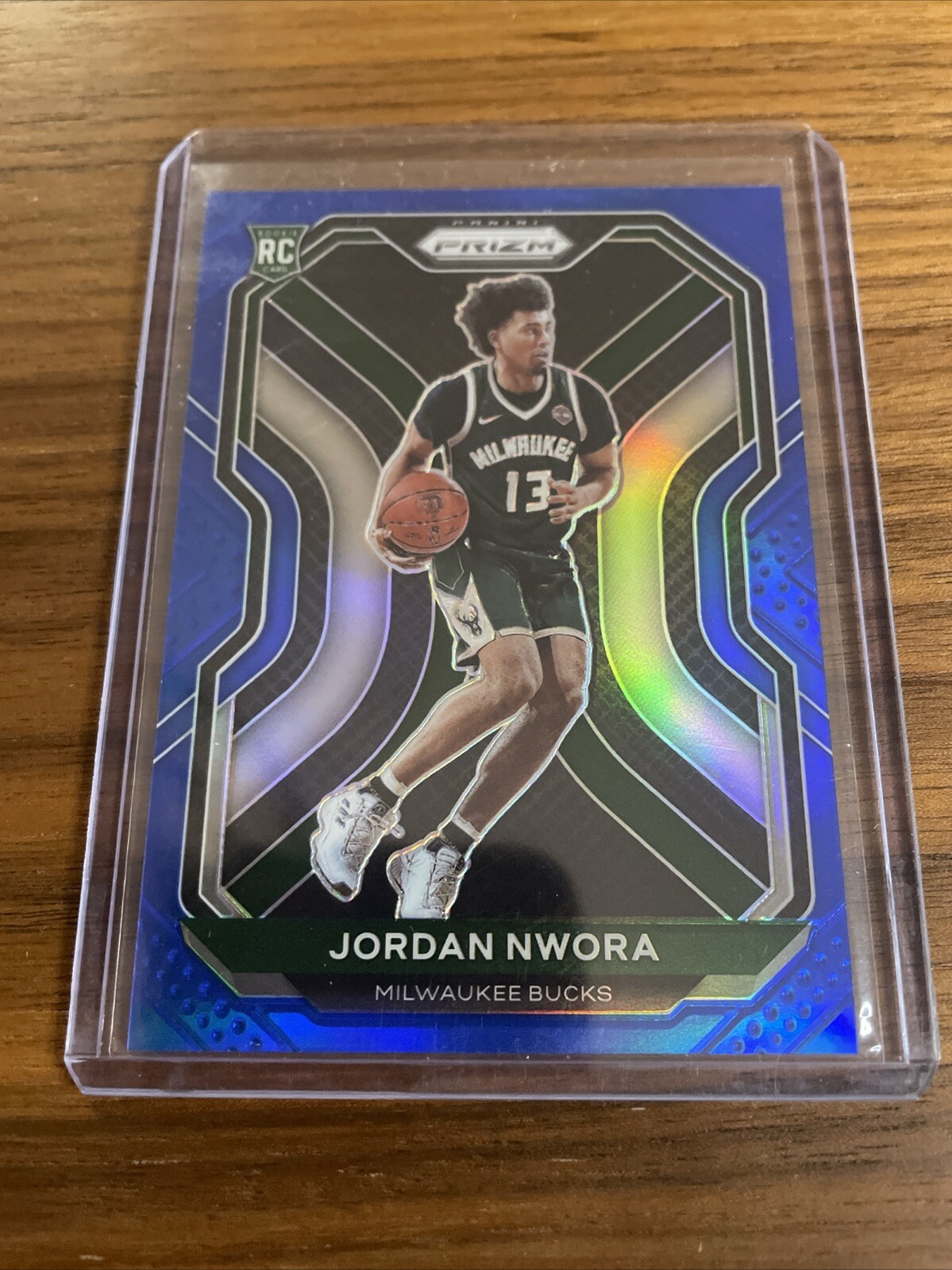 2020 Prizm Jordan Nwora Blue RC Rookie /199 - #273