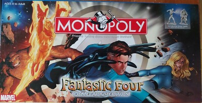 Monopoly: Fantastic Four Collector's Edition (Board Game) Marvel