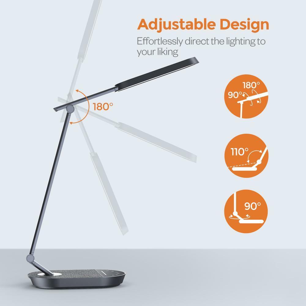 TaoTronics TT-DL56 Stylish Metal LED Desk Lamp Office Light