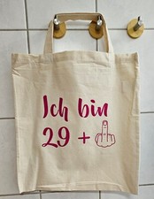 Baumwolltasche mit lustigen Spruch, Geburtstagsgeschenk, runder Geburtstag