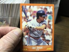 1988 Score Rookie & Traded Card RAY KNIGHT # 17 T