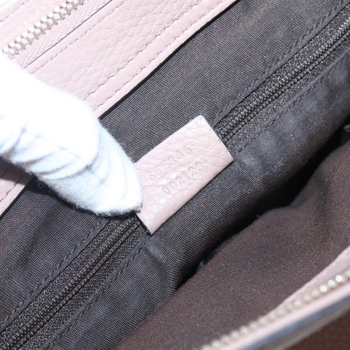 GUCCI Hand Bag Leather Outlet 2way Pink Gold 365346 Auth bs24266 - Picture 12 of 22