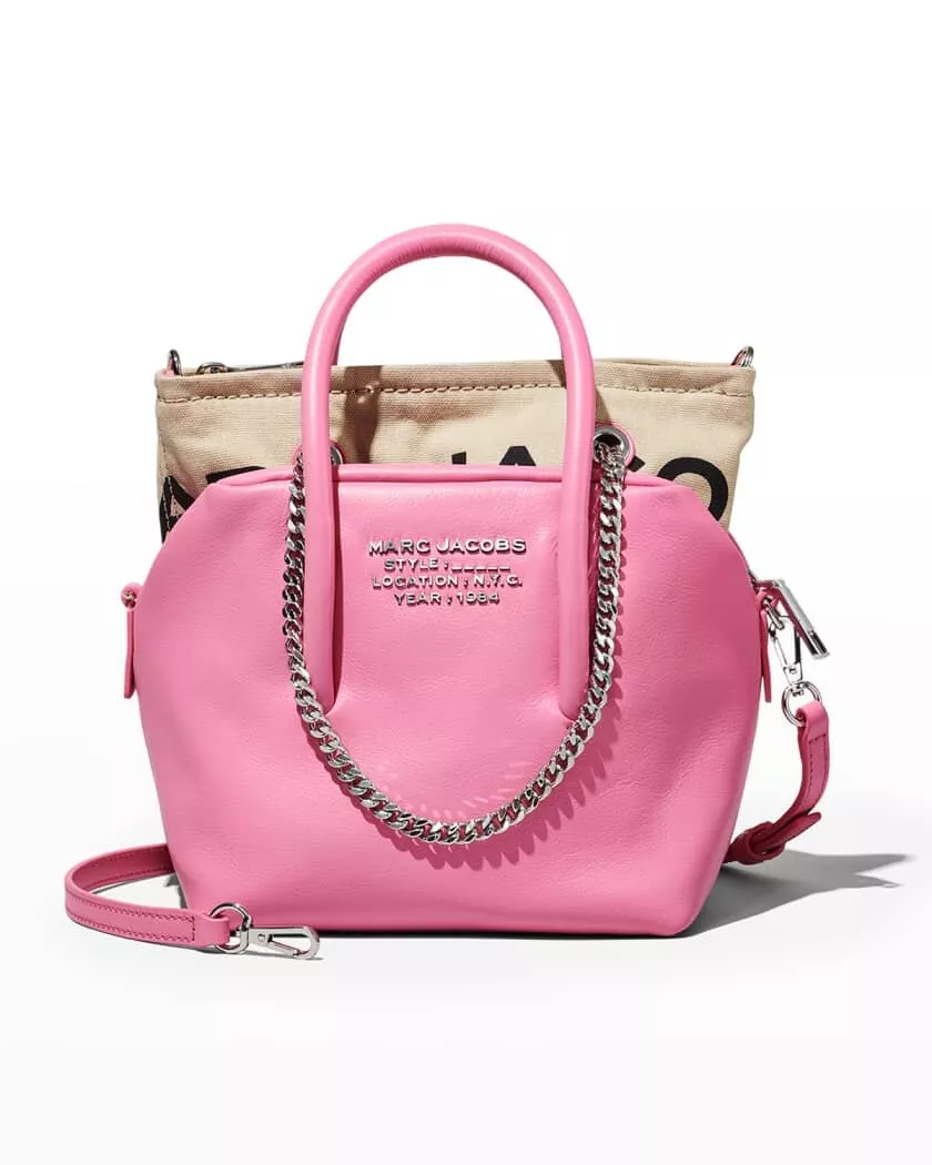 Sold Out Style! Marc Jacobs The Mini Duet Satchel Bag Morning Glory