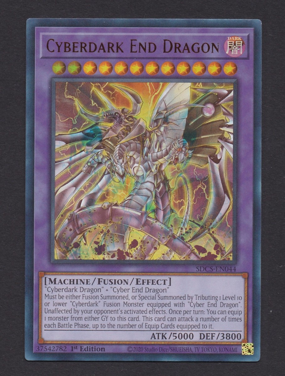 Cyberdark End Dragon - Misprint - SDCS-EN044 - YuGiOh - Near Mint