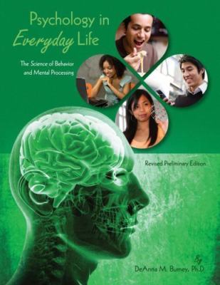 PSYCHOLOGY IN EVERYDAY LIFE CUSTOM , Brand New, Free shipping in the US