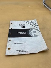 1987 JOHN DEERE 134 AND 135 REAR BLADES OPERATORS GUIDE MANUAL OM-M73867