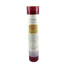 COURAGE - Crystal Journey Reiki Charged Herbal Magic 7" Pillar Candle