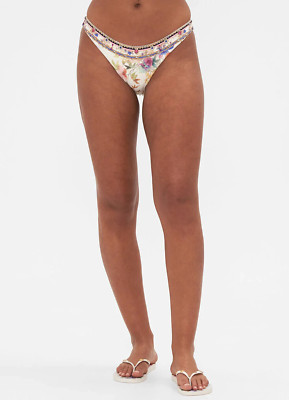 NWT - Camilla ''Friends With Frescos'' High-Leg Bikini Bottom, Multi - Large/US 10