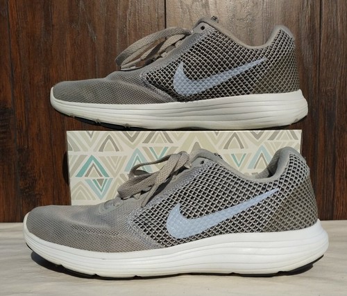 Nike Revolution 3 Gris Azul Correr Entrenamiento Calzado Para Mujer Talla 7  | eBay