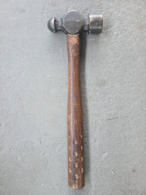 Vintage Early Ampco H3 Non Sparking Beryllium Ball Peen Hammer 25 Oz H3 
