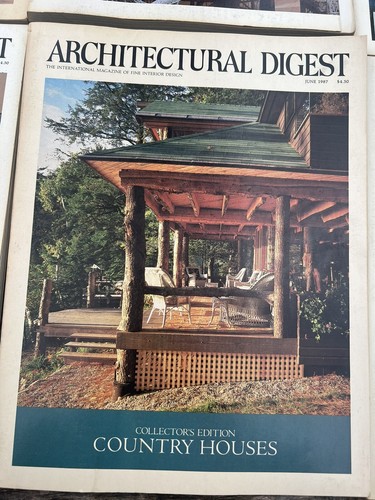 Vintage 1984 1987 1982 Architectural Digest 6 Issues June July Jan May - Picture 6 of 7
