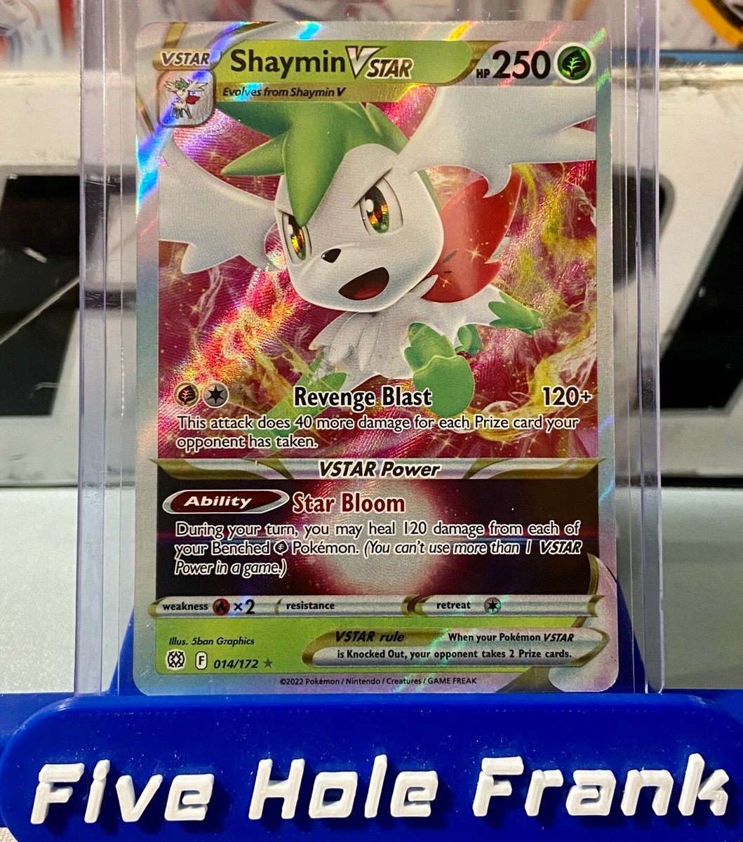 pokmon trading card games shaymin vstar premium collection Pokemon TCG: Collection, 8 Booster Packs and Foil Cards, Collectible Game Gift for Boys and Girls Ages 6+ You can never count yourself out of a battle when Shaymin V and Shaymin VSTAR are on your side Shaymin VSTAR 173/172 Brilliant Stars
