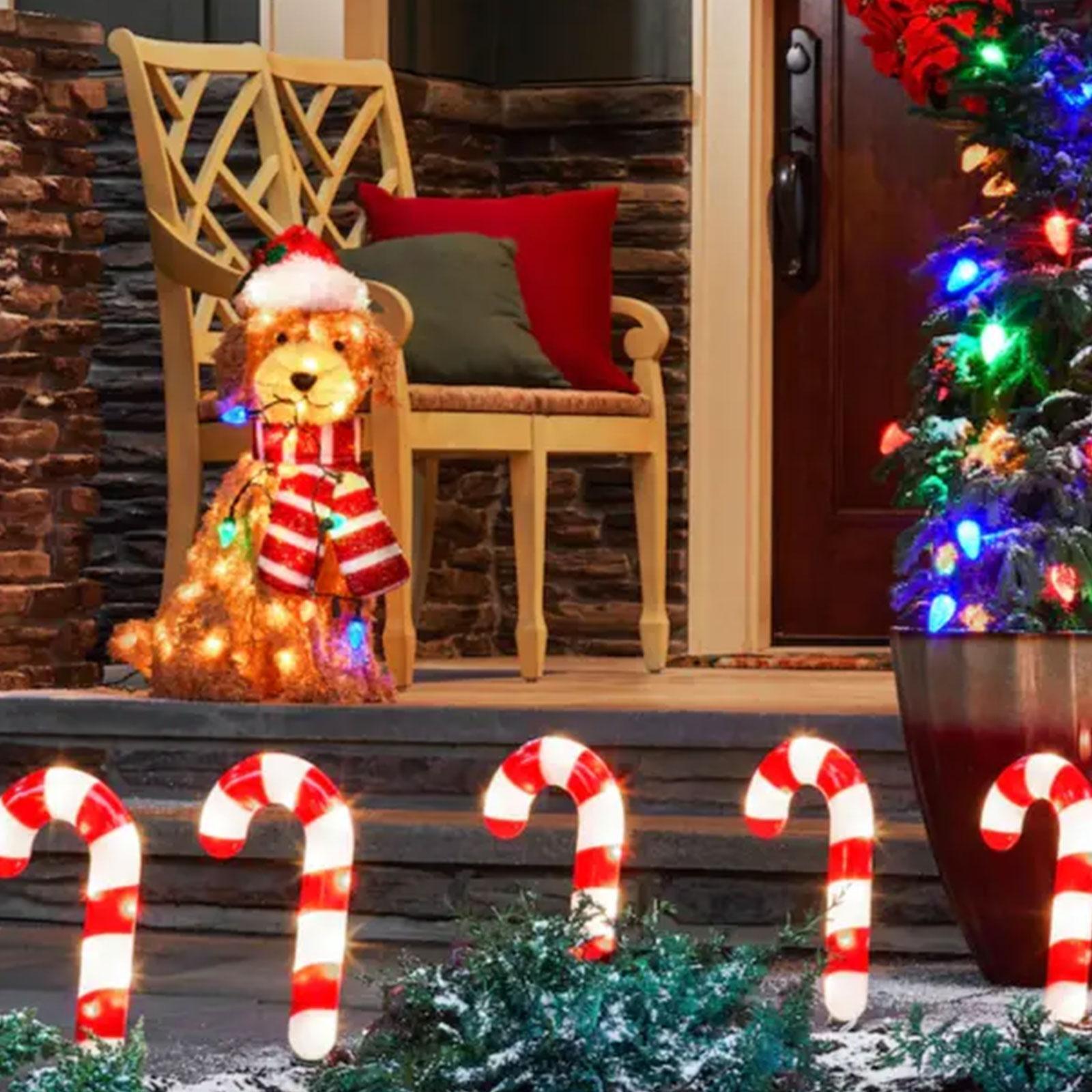 Goldendoodle Holiday Living Christmas LED Light Up Fluffy Doodle Dog Decor eBay
