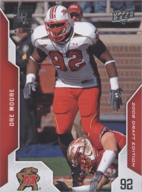 2008 Upper Deck Draft Edition Dre Moore #30 - 1 of 2