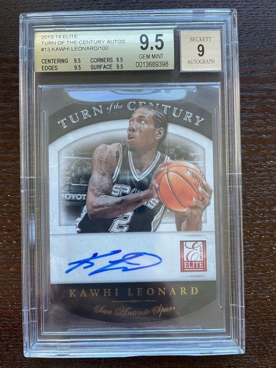 Panini Kawhi Leonard Basketball Autographed Sports Trading Cards