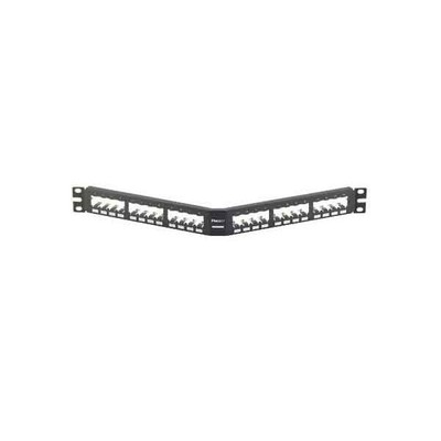 10 Stk. Panduit Patch-Panel CPA24BLY schwarz Kupfer Patch-Panel