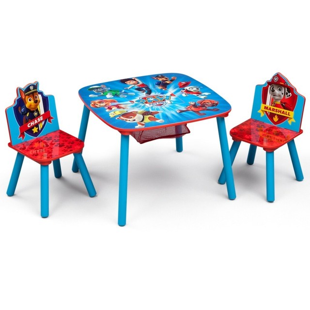 paw patrol wooden play table