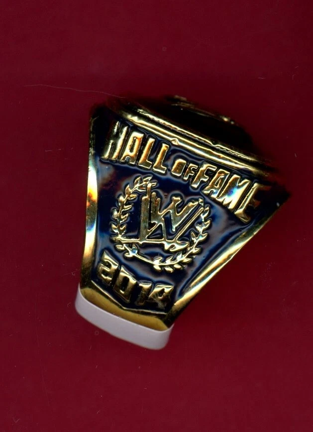 Anillo de inducción Salón de la Fama 2014 chapado en oro de 24 k talla 11 Foto 3 de 4