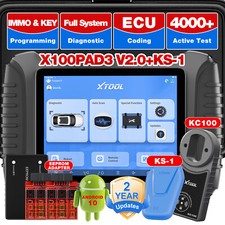 XTOOL X100 PAD3 V2.0 + KS-1 Key Programmer Sc...