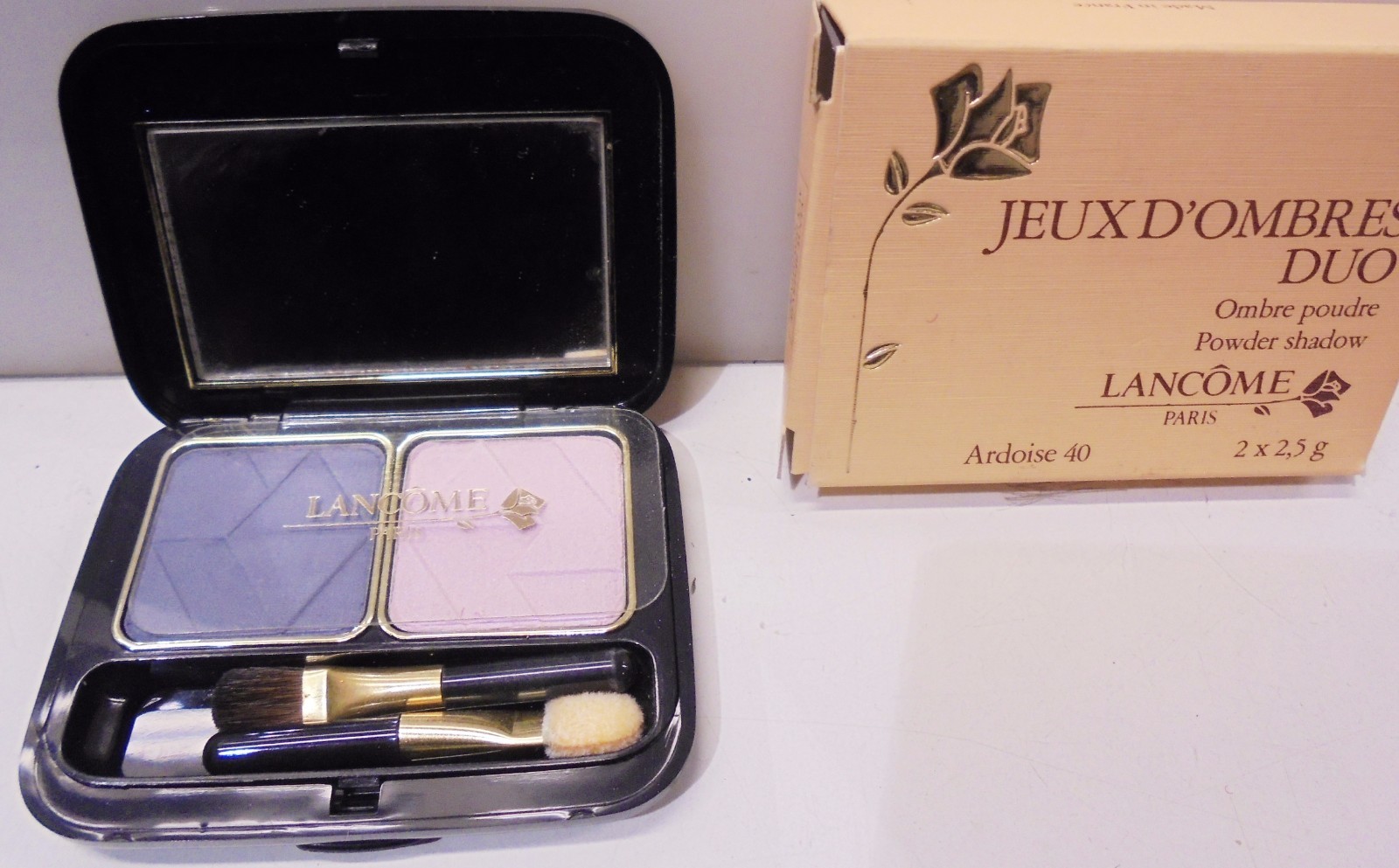 Ombretto LANCOME Jeux D'Ombres Ardoise 40 | Rosa e Ardesia | Duo Powder shadow 
