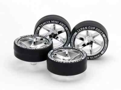 TAMIYA 95162 Mini 4WD Super Hard Low-Profile Tire w/Spiral Wheel
