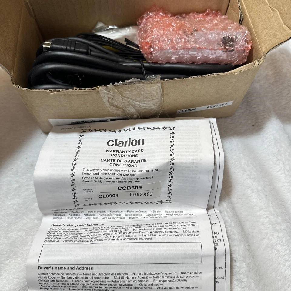 Clarion NP509 + CCB509 Memory Navigation System - Image 3 of 4