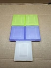 Vintage Nintendo Game Boy Cartridge Clamshell OEM Clear/Purple/green Case Lot 5