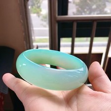 Beautiful Natural green Chalcedony  Gemstone Beads  Bracelet