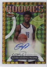 2023-24 Finest Gold Geometric Refractor 39/50 Olivier-Maxence Prosper Auto 1b30