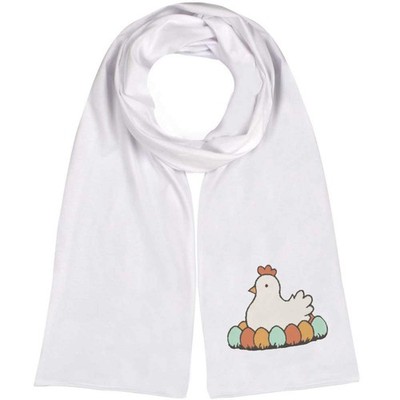 Leichter Schal/Halstuch ''Huhn mit Ostereiern'' (SC00039491)