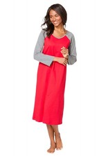 Avenue Women's Plus Size Body Baseball Sleepshirt