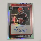 Panini Donruss Optic Shedeur Sanders Rookie Autograph Prizm Browns Football 2025
