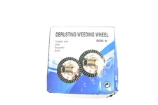 Derusting Weeding Wheel 6 Inch Twisted Wire Cup Brush Surface Paint Rust Removal
