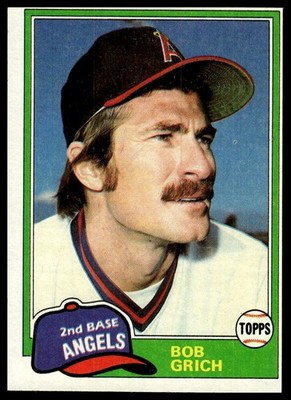 1981 Topps #182 Bob Grich NRMT+
