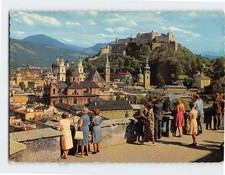 Postcard Hohensalzburg Fortress in Salzburg Austria