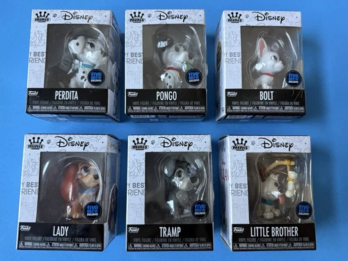 Funko Minis Disney Dogs Five Below Exclusive - YOU CHOOSE! NIB and Ready to Ship