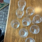 9 Vintage Fostoria Cloverleaf Needle Etched 4”H Tumbler Glasses — photo 6
