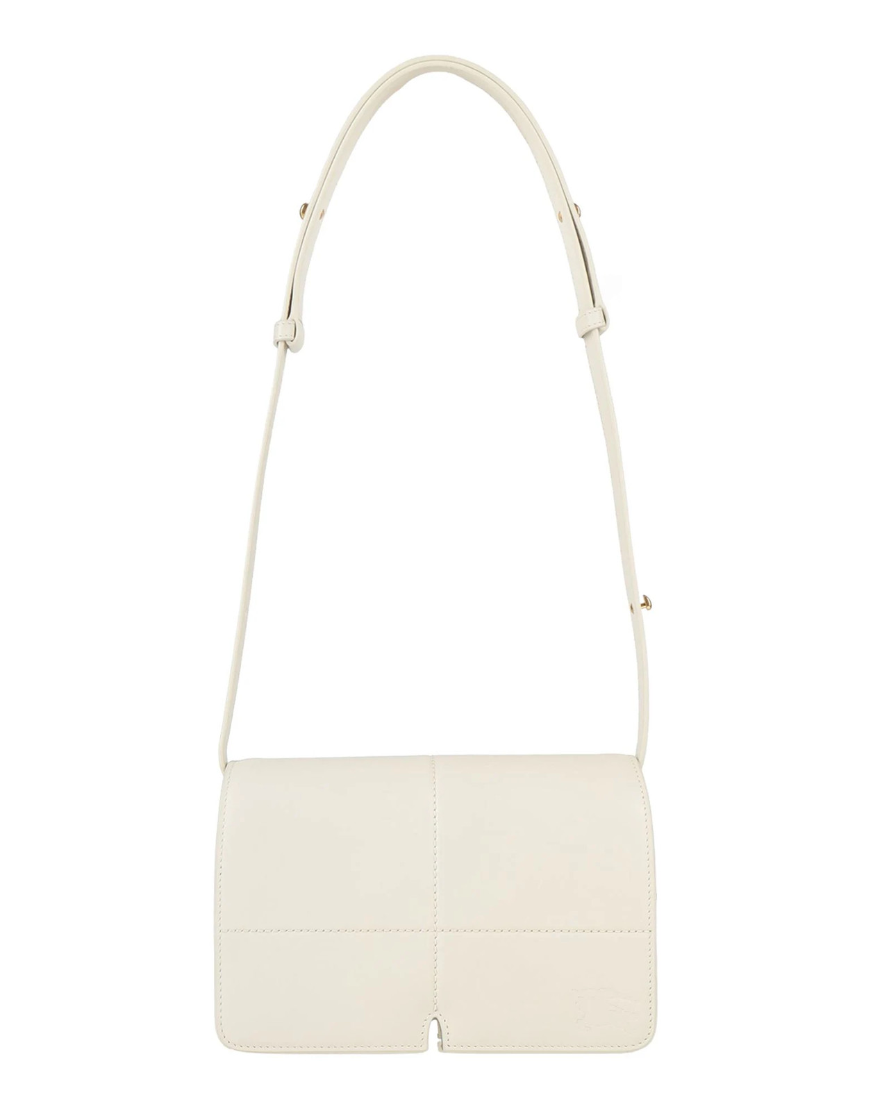 Burberry - Women - Leather Flap bag - Off white 341690₽